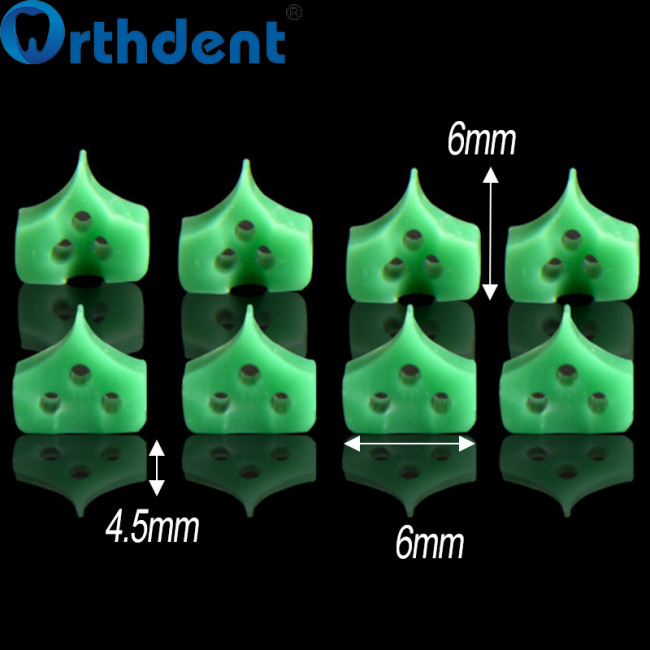 40Pcs/Pack Dental Silicone Wedges Rubber Add On Wedge For Matrix Band Fixation