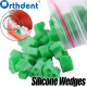 40Pcs/Pack Dental Silicone Wedges Rubber Add On Wedge For Matrix Band Fixation