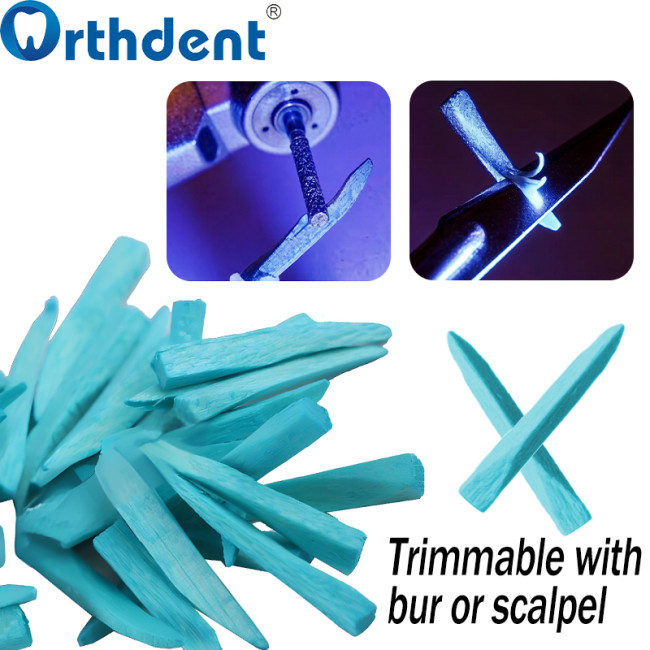 Wooden Dental Wedges MIX Pack 400Pcs for Interdental Composite Fixing Restoration