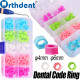 100Pcs Dental Silicone Color Code Rings Identification Circle Small Large Mix φ4/φ6mm
