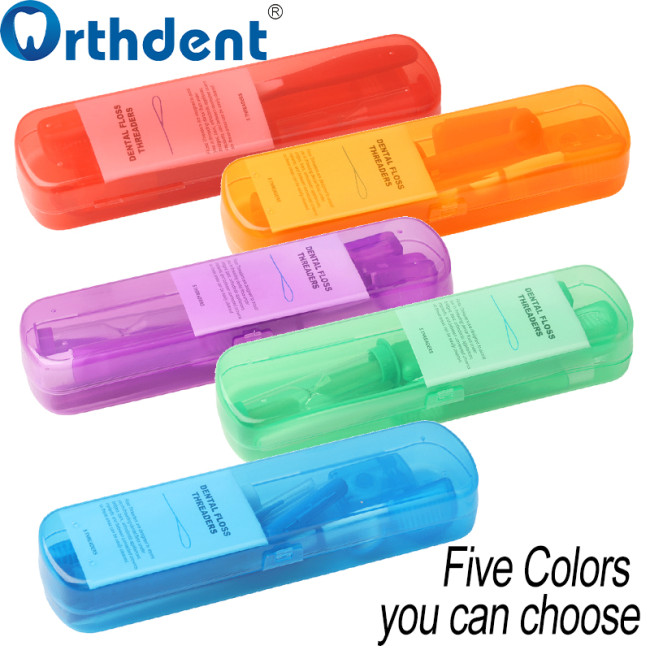 8Pcs/Set Orthodontic Oral Care Kit Toothbrush Floss Threads Ortho Wax Cleaning Sets Interdental Brush