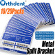 Dental Metal Bracket Braces Mini Roth/MBT 018/022 345Hooks Sandblasting Split Mesh Base