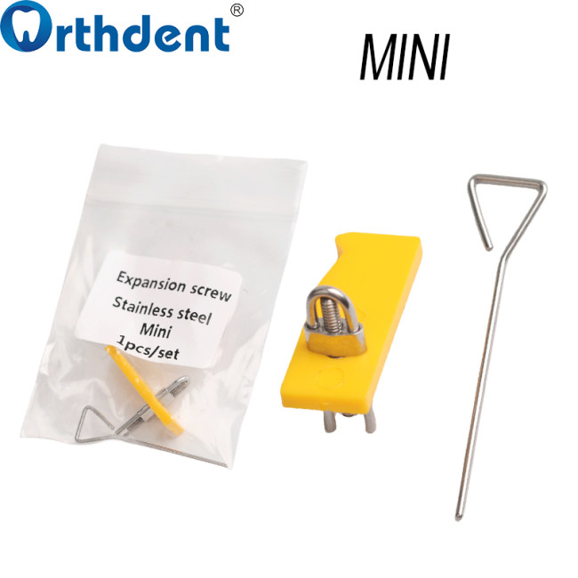 Dental Orthodontic Expansion Screw Standard/8/9/11/13mm & Mini Yellow Palatal Expander