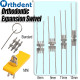 Dental Orthodontic Expansion Screw Standard/8/9/11/13mm & Mini Yellow Palatal Expander