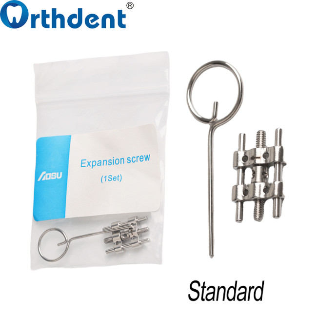 Dental Orthodontic Expansion Screw Standard/8/9/11/13mm & Mini Yellow Palatal Expander