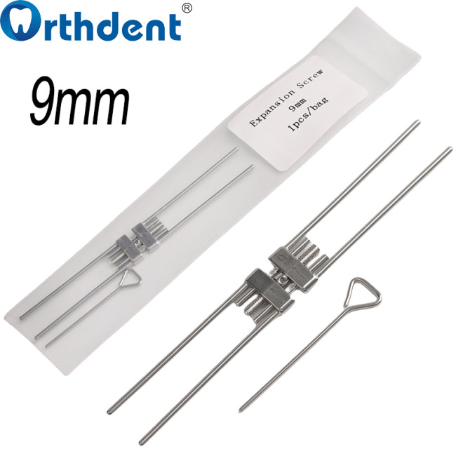 Dental Orthodontic Expansion Screw Standard/8/9/11/13mm & Mini Yellow Palatal Expander