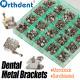 1000Pcs Dental Orthodontic Metal Bracket Sandblasting monoblock Base Roth 022 345 hooks