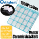 Dental Ceramic Brackets 50Sets (1000Pcs) Mini Roth/MBT 022 345 Hooks Braces For Teeth