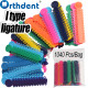 2080Pcs Dental I Type Elastic Ligature Ties MIX Colors Rubber Bands For Bracket Braces