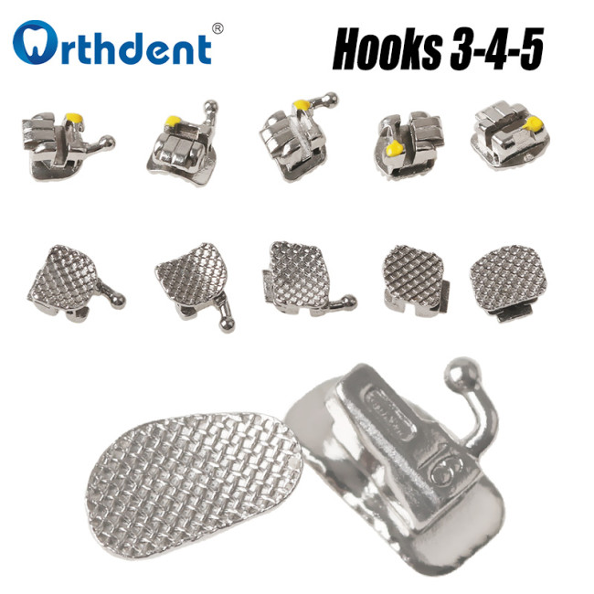 28Pcs/Box Dental Brackets Metal Self Ligating Brace For Teeth 5G Ultra Thin MBT/Roth 022 Buccal Tubes Dentistry Orthodontic Material