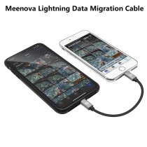 Meenova Lightning to Ligthning Data Migration Cable,Clone,Transfer Photos,Videos,Copy App for iPhone 14 Plus, 13, 12 Pro MAX 11,Xs,Xr, iOS16, Korllo