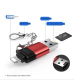 2 in 1 Lightning TF Card Reader, Memory MicroSD Card Adapter Compatible with iPhone 12 Mini 11 Pro Max Xs XR X 8 7 Plus and iPad Mini Air Pro, No App Required, USB 3.0 MacBook Pro, Lenovo Yoga, ThinkPad, HP, Dell XPS, 256GB, 2TB, 512GB, 128