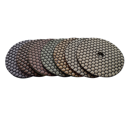 4 inch Dry Diamond Flexible Polishing Pad Honeycomb-Professional Quality