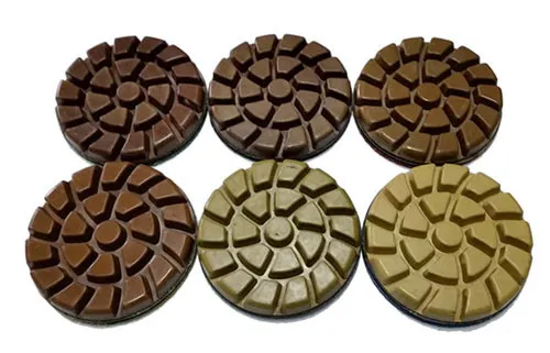 3 inch TransGrind DRY Diamond Polishing Pads for Concrete Floor Spiral Style DRY Polishing-Professional Quality