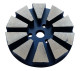 4 inch Metal Diamond Floor Grinding Discs Velcro Backed Professional Quality