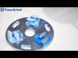 Husqvarna Redi-Lock System Metal Bond Tooling TransGrind Tools with Single Arrow Segment Professional Quality