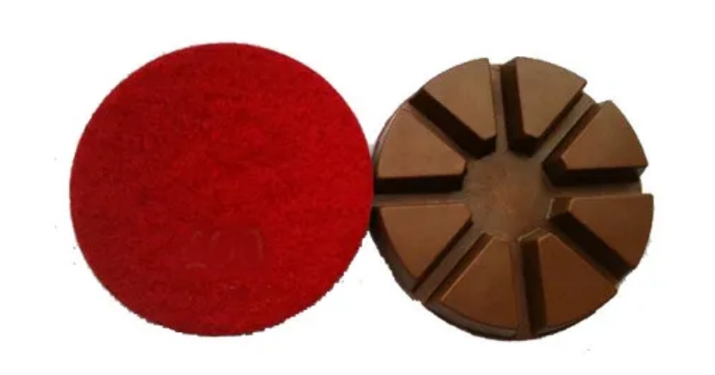 Copper resin polishing pads
