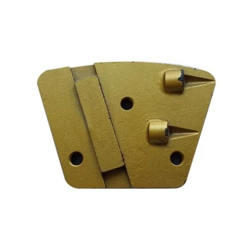 TransGrind 2 Quarter Round PCD Bolt with rectangle segment On Removal Wing Trapezoid PCD Head