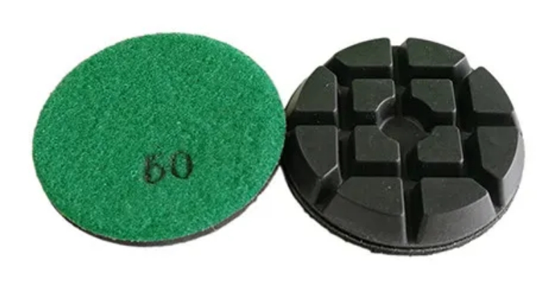 Resin bond floor polishing pads