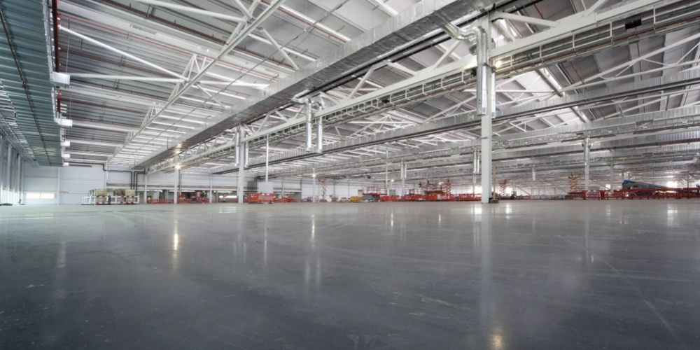 industrial concrete floor