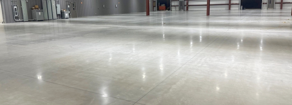 polished concrete floor