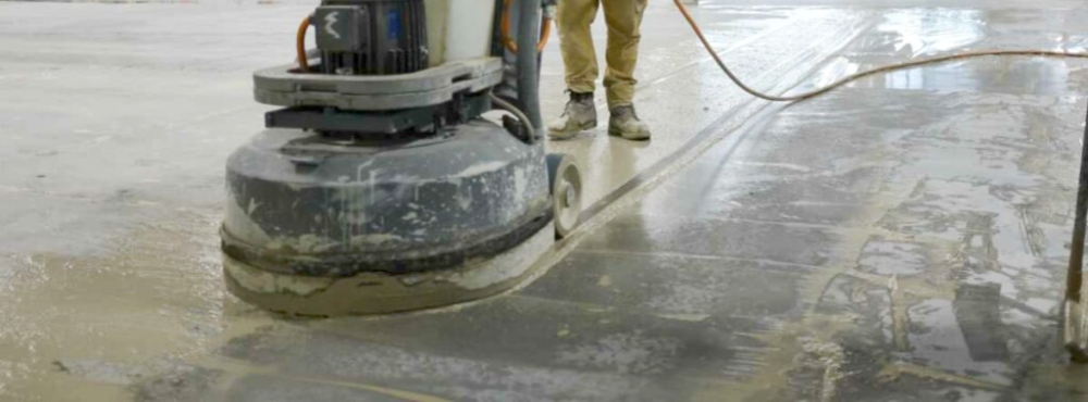 concrete floor polishing