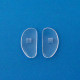 50pairs Thin Eyeglass Silicone Nose Pads Soft Adhesive Thin Anti-Slip Nose pads for Eyeglasses Glasses Sunglasses (Teardrop shape NP-83ST)