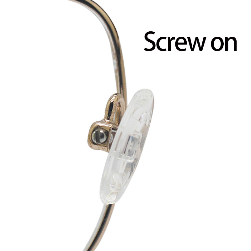 US 3.50 50pairs Eyeglass PVC Nose Pads Soft Seft Adhesive Thin AntiSlip Nose pads for