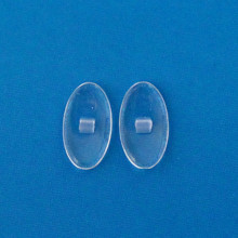 50pairs Thin Eyeglass Silicone Nose Pads Soft Adhesive Thin Anti-Slip Nose pads for Eyeglasses Glasses Sunglasses (Teardrop shape NP-117ST)