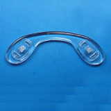 10 pcs Eyeglass Silicone bridge   Nose Pads Soft Seft Adhesive Thin Anti-Slip Nose pads for Eyeglasses Glasses Sunglasses ( NP-53)