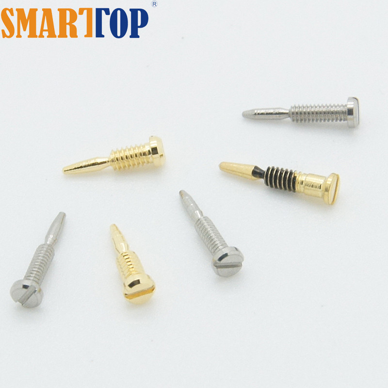 US 3.50 100pcs SPRING HINGE SCREW Eyeglass Repair kit Spring hinge Screw for Eyeglasses