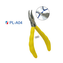 Optical Eyeglasses Adjusting Pliers with silicone handle Frame Bending Bridge Temple Pliers Endpiece Eyewear Eye Glasses Parts Hand Repairing Repair Tool(PL-A04 Long Bent Nose Plier)