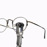 Optical Eyeglasses Adjusting Pliers with Metal handle Frame Bending Bridge Temple Pliers Endpiece Eyewear Eye Glasses Parts Hand Repairing Repair Tool (PL-22 Half Frame Lens Turning Plier）