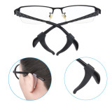 SMARTTOP Anti-Slip Eyeglass Ear Grips Hook Comfortable Silicone Elastic Eyeglasses Temple Tips Sleeve Retainer, Prevent Eyewear Sunglasses Spectacles Glasses Slipping,Sports Eyewear 10 Pairs (S-22）