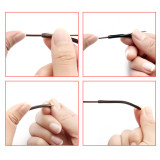 SMARTTOP Anti-Slip Eyeglass Ear Grips Hook Comfortable Silicone Elastic Eyeglasses Temple Tips Sleeve Retainer, Prevent Eyewear Sunglasses Spectacles Glasses Slipping,Sports Eyewear 10 Pairs (TT-S06/S07)