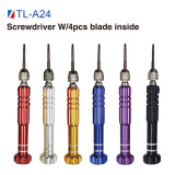 Screwdriver W/4pcs Blade Inside(TL-A24)