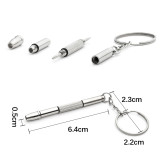 SMARTTOP MINI Metal Screwdriver easy take gifts cheap screwdriver eyeglasses repair optical tools (TL-26 4 in 1）