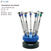 SMARTTOP Screwdriver set with stand eyeglasses repair optical tools (TL-23E 7PCS）