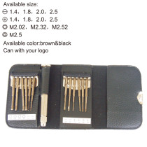 SMARTTOP Screwdriver wallet set easy take screwdriver gifts eyeglasses repair optical tools (TL-28 12PCS）