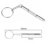 SMARTTOP MINI Metal Screwdriver easy take gifts cheap screwdriver eyeglasses repair optical tools (TL-25 3 in 1）