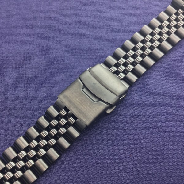 Black Solid End Linker Genuine Bracelet for Seiko Turtle Prospex SRP773 SRP775 SRP777 SRP779