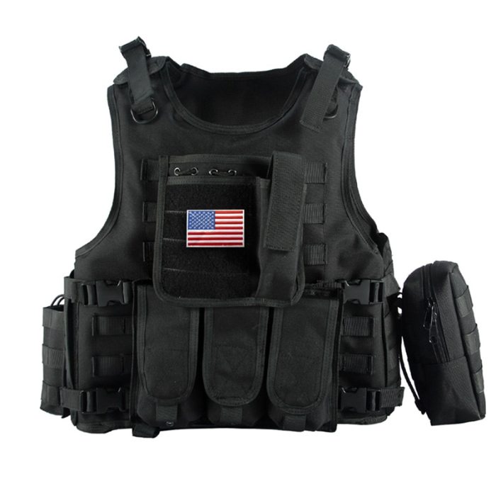 YAKEDA 2019 Military Tactical Vest Camouflage Body Armor Sports Wear Hunting Vest Army Molle police bulletproof Vest Black
