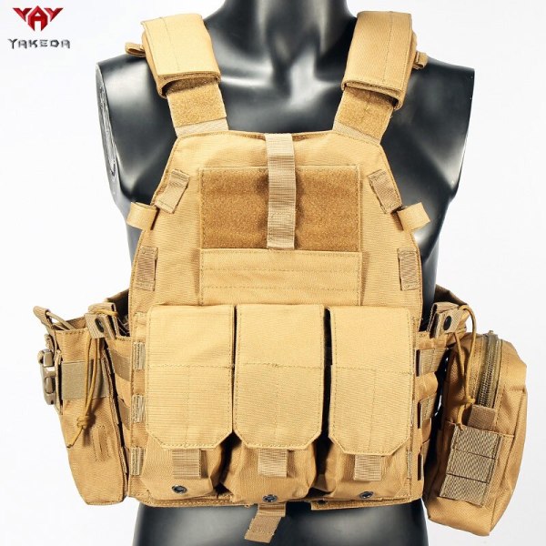 Yakeda Multicam Camouflage Molle Nylon Modular Vest Tactical Vests ...