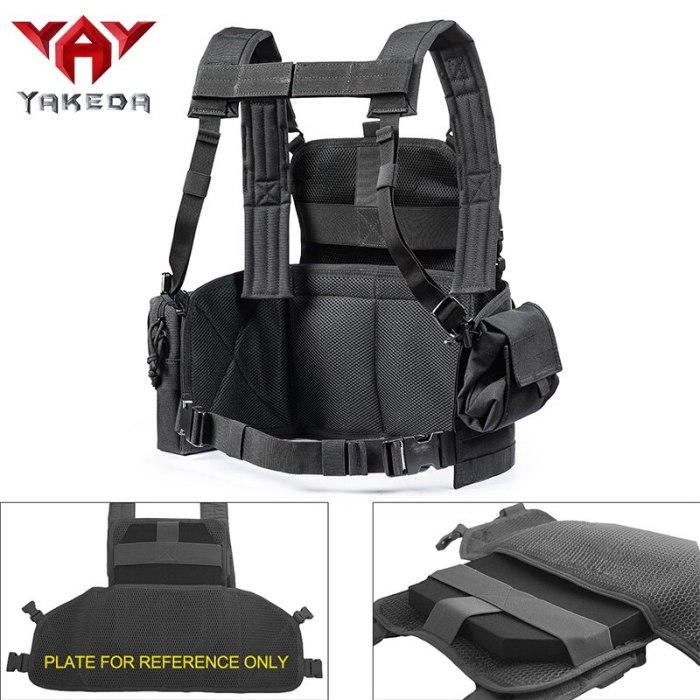 Yakeda Tactical vest Rapid Assault Chest Rig SWAT Vest  VT-099