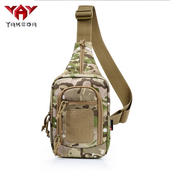 YAKEDA Nylon Tactical sling bag Cross Body Gun Backpack design for handgun move quickly-KF-083