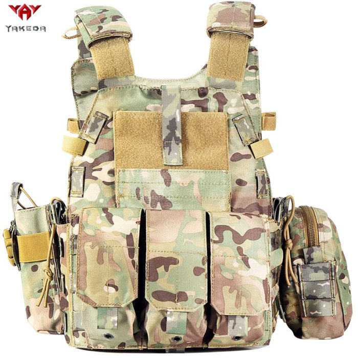 Yakeda Latest Fashion Full Protection Military Tactical Vest Molle Chaleco  Tactico Laser Cut Plate Carrier Bullet