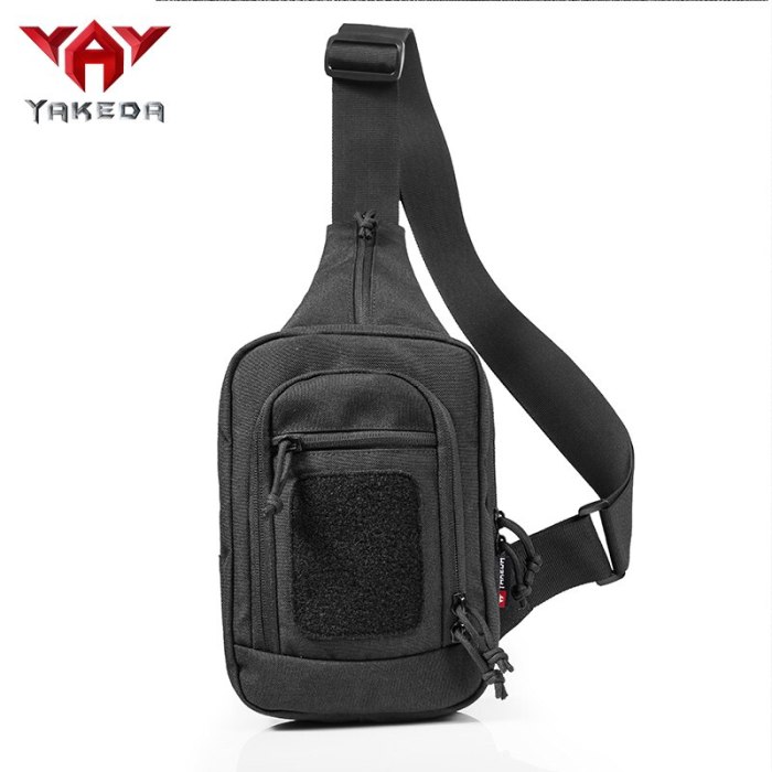 YAKEDA Nylon Tactical sling bag Cross Body Gun Backpack design for handgun move quickly-KF-083