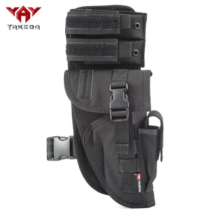 Yakeda Universal Tactical Leg Holster With Magazine Pouch Fully Adjustable And Removable-KF-070