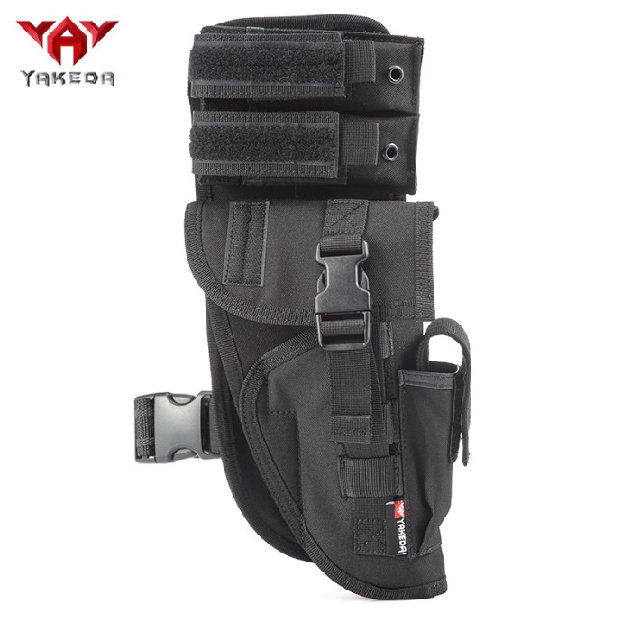 Yakeda Universal Tactical Leg Holster With Magazine Pouch Fully