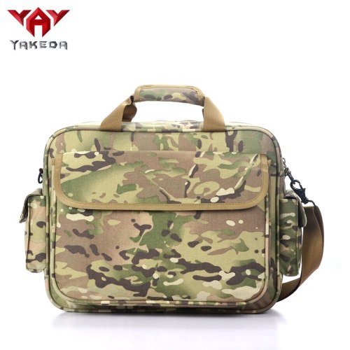 Tactical Brief Case Outdoor 15.6  Laptop Bag Multifunction Handbags Briefcase camouflage Laptop Bag